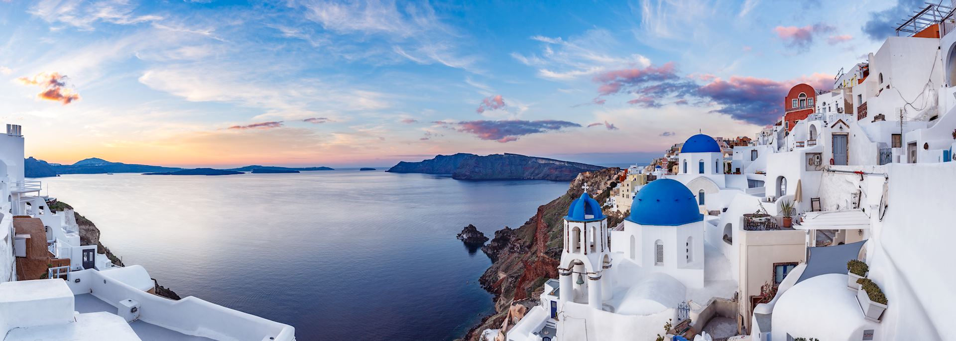 Santorini at sunrise